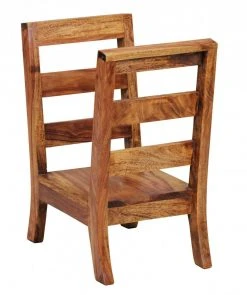 Zeitungsständer - klar lackiert - Sheesham massiv -Wohnzimmer Verkäufe 9002300500 04 1600Wx1600H