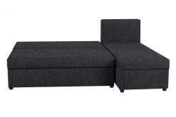 Ecksofa - schwarz - Strukturstoff - Liegefunktion -Wohnzimmer Verkäufe 9002437900 03 1600Wx1600H