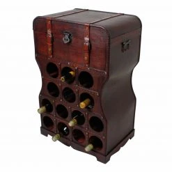 Weinregal - Kolonialstil - 14 Flaschen