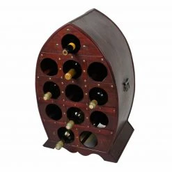 Weinregal - Kolonialstil - 12 Flaschen