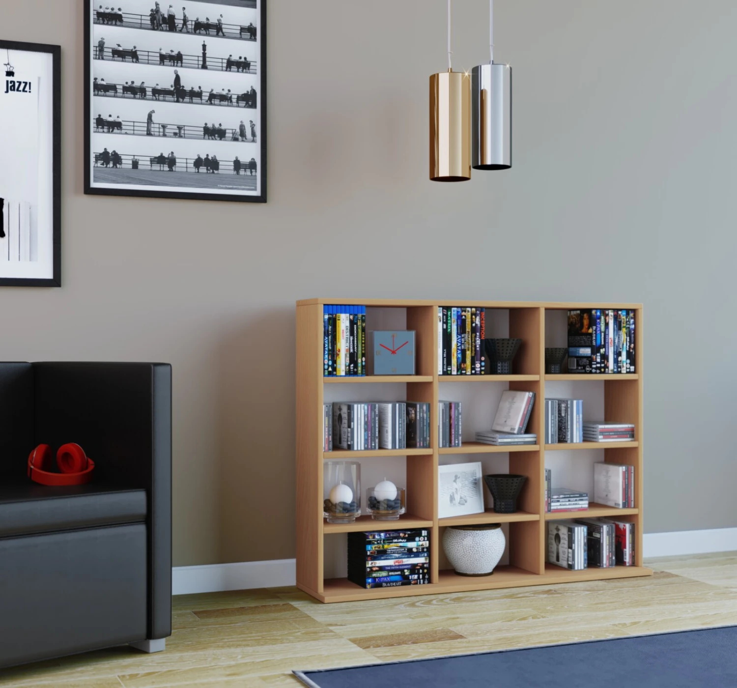 Regal MEGOSA MINI - Buche - 102 cm breit 3 Regal MEGOSA MINI - Buche - 102 cm breit – Bild 3