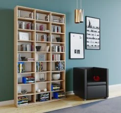 Regal MEGOSA MAXI - Sonoma Eiche - 182 cm hoch -Wohnzimmer Verkäufe 9002747100 02 1600Wx1600H