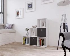 Raumteiler NITAS - weiß - 6 Fächer -Wohnzimmer Verkäufe 9002763500 02 1600Wx1600H