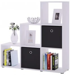 Raumteiler NITAS - weiß - 6 Fächer