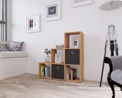 Raumteiler NITAS - Buche - 6 Fächer -Wohnzimmer Verkäufe 9002763700 02 1600Wx1600H