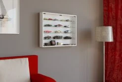 Hängevitrine MANDOSA L - weiß - mit 4 Glasböden -Wohnzimmer Verkäufe 9002769900 02 1600Wx1600H