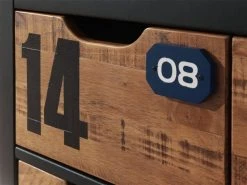 Kommode ALEX - teilmassiv - 4 Schubkästen -Wohnzimmer Verkäufe 9002858300 03 1600Wx1600H