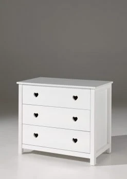 Kommode AMORI - weiß - 90 cm 5 Kommode AMORI - weiß - 90 cm -Wohnzimmer Verkäufe 9002860400 03 1600Wx1600H