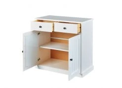 Kommode WESTERLAND 53.1 - weiß-braun - Massivholz - 90 cm breit -Wohnzimmer Verkäufe 9002930500 03 1600Wx1600H
