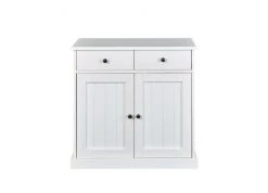 Kommode WESTERLAND 53.1 - weiß-braun - Massivholz - 90 cm breit