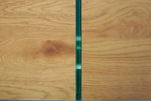 Couchtisch BENINA - Wildeiche - Sicherheitsglas 2 Couchtisch BENINA - Wildeiche - Sicherheitsglas – Bild 2