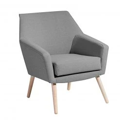 Max Winzer Cocktailsessel ALEGRO - grau - Flachgewebe in Leinenoptik