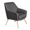 Max Winzer Cocktailsessel ALEGRO - anthrazit - Flachgewebe