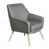 Max Winzer Cocktailsessel ALEGRO - hellgrau - Flachgewebe