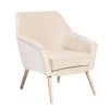 Max Winzer Cocktailsessel ALEGRO - creme-natur - Samtvelours