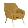 Max Winzer Cocktailsessel ALEGRO - mais-natur - Samtvelours
