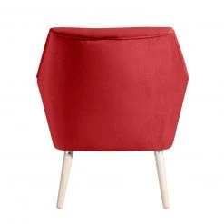 Max Winzer Cocktailsessel ALEGRO - rot-natur - Samtvelours -Wohnzimmer Verkäufe 9002954600 04 1600Wx1600H