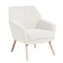 Max Winzer Cocktailsessel ALEGRO - creme - Veloursstoff