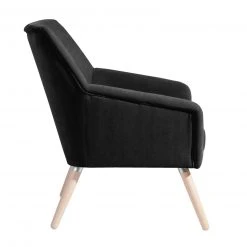 Max Winzer Cocktailsessel ALEGRO - schwarz - Veloursstoff -Wohnzimmer Verkäufe 9002956600 03 1600Wx1600H