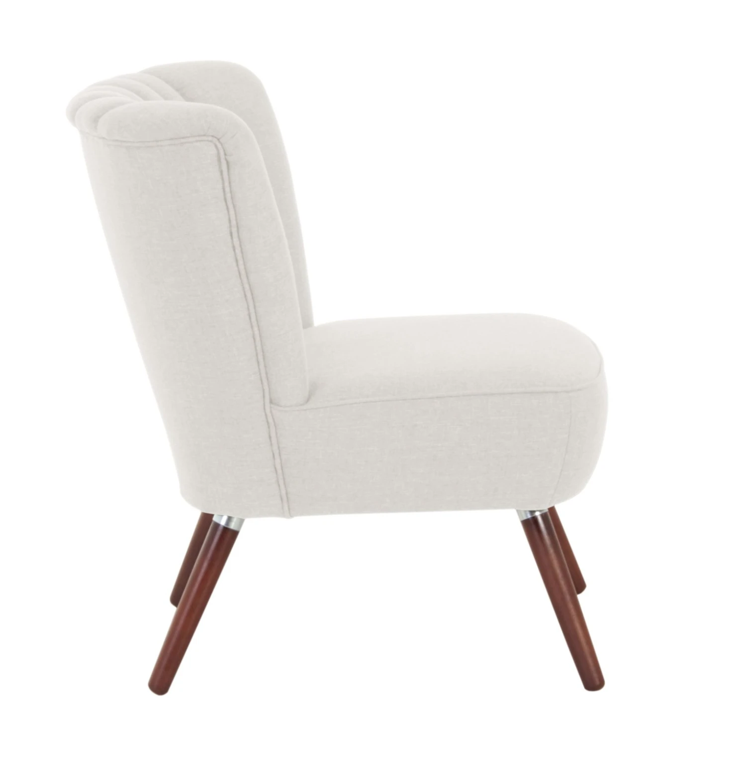 Max Winzer Cocktailsessel - creme - Leinenoptik - Pfeifennähte 2 Max Winzer Cocktailsessel - creme - Leinenoptik - Pfeifennähte – Bild 2