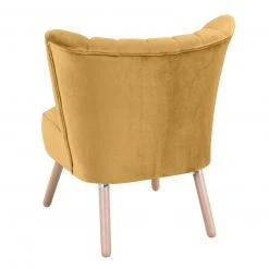 Max Winzer Cocktailsessel - mais - Samtvelours - Pfeifennähte -Wohnzimmer Verkäufe 9002959400 03 1600Wx1600H