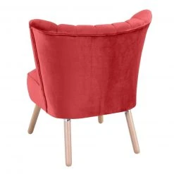 Max Winzer Cocktailsessel - rot - Samtvelours - Pfeifennähte -Wohnzimmer Verkäufe 9002959500 03 1600Wx1600H