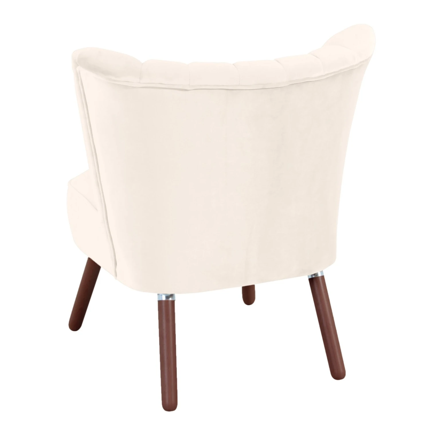 Max Winzer Cocktailsessel - creme - Samtvelours - Pfeifennähte 3 Max Winzer Cocktailsessel - creme - Samtvelours - Pfeifennähte – Bild 3