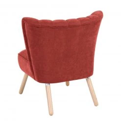 Max Winzer Cocktailsessel - terracotta - Veloursstoff - Pfeifennähte -Wohnzimmer Verkäufe 9002963200 03 1600Wx1600H