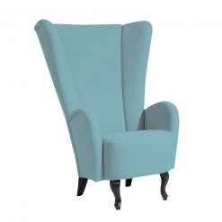 Max Winzer Sessel - aqua - Leinenoptik - Hochlehner