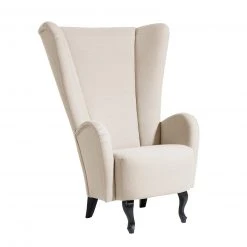 Max Winzer Sessel - creme - Leinenoptik - Hochlehner