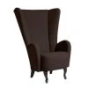 Max Winzer Sessel - schoko - Leinenoptik - Hochlehner