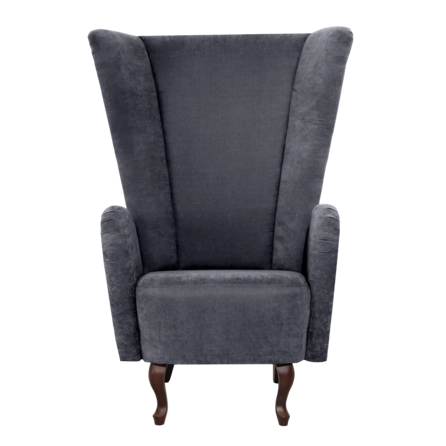 Max Winzer Sessel - anthrazit - Veloursstoff - Hochlehner 2 Max Winzer Sessel - anthrazit - Veloursstoff - Hochlehner – Bild 2