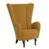 Max Winzer Sessel - mais - Veloursstoff - Hochlehner