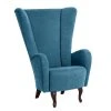 Max Winzer Sessel - petrol - Veloursstoff - Hochlehner