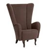 Max Winzer Sessel - braun - Veloursstoff - Hochlehner