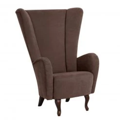 Max Winzer Sessel - braun - Veloursstoff - Hochlehner