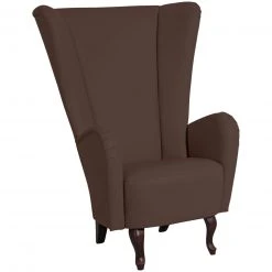 Max Winzer Sessel - braun - Kunstleder - Hochlehner