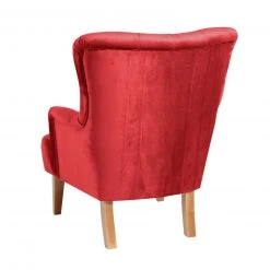 Max Winzer Ohrensessel - rot - Samtvelours - Massivholz 8 Max Winzer Ohrensessel - rot - Samtvelours - Massivholz -Wohnzimmer Verkäufe 9002972100 04 1600Wx1600H