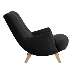 Max Winzer Sessel - schwarz - Leinenoptik - Buche massiv Füße -Wohnzimmer Verkäufe 9002977200 03 1600Wx1600H