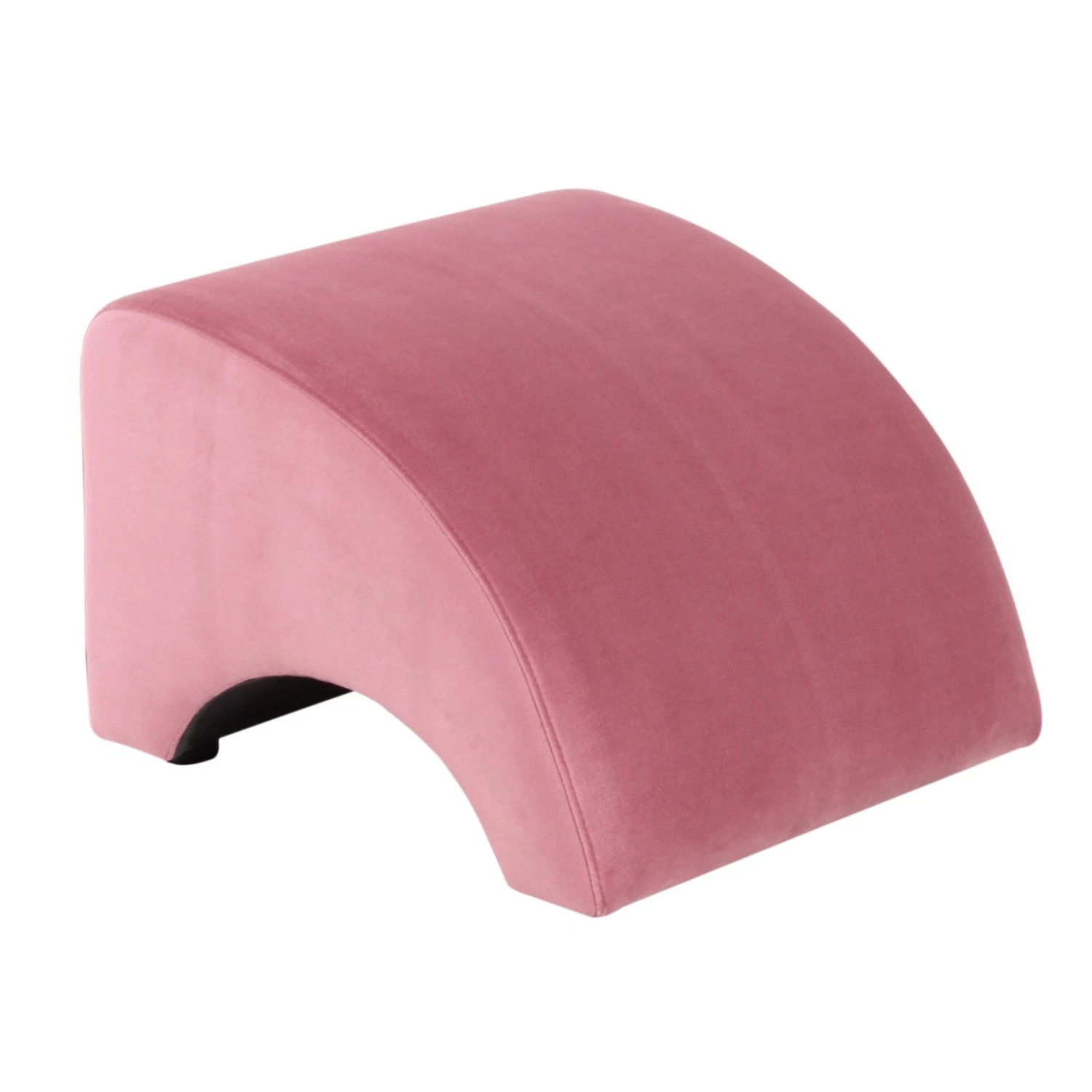 Max Winzer Anstell-Hocker - rose - Samtvelours - Massivholz Füße 1 Max Winzer Anstell-Hocker - rose - Samtvelours - Massivholz Füße