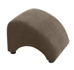 Max Winzer Anstell-Hocker - sahara - Veloursstoff - 37 cm hoch