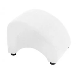 Max Winzer Anstell-Hocker - creme - Veloursstoff - 37 cm hoch