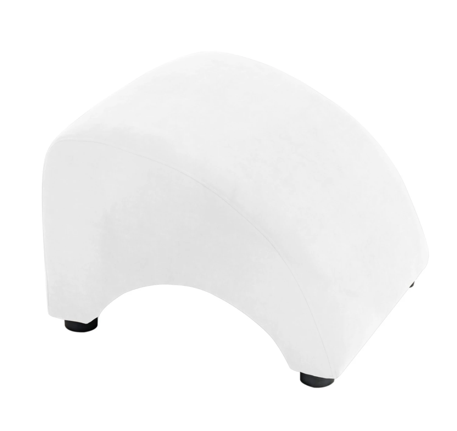 Max Winzer Anstell-Hocker - creme - Veloursstoff - 37 cm hoch 1 Max Winzer Anstell-Hocker - creme - Veloursstoff - 37 cm hoch