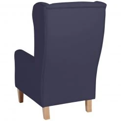 Max Winzer Ohrensessel - dunkelblau - Kunstleder - mit Keder -Wohnzimmer Verkäufe 9002991400 04 1600Wx1600H