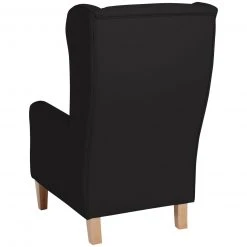 Max Winzer Ohrensessel - schwarz - Kunstleder - mit Keder -Wohnzimmer Verkäufe 9002991800 04 1600Wx1600H