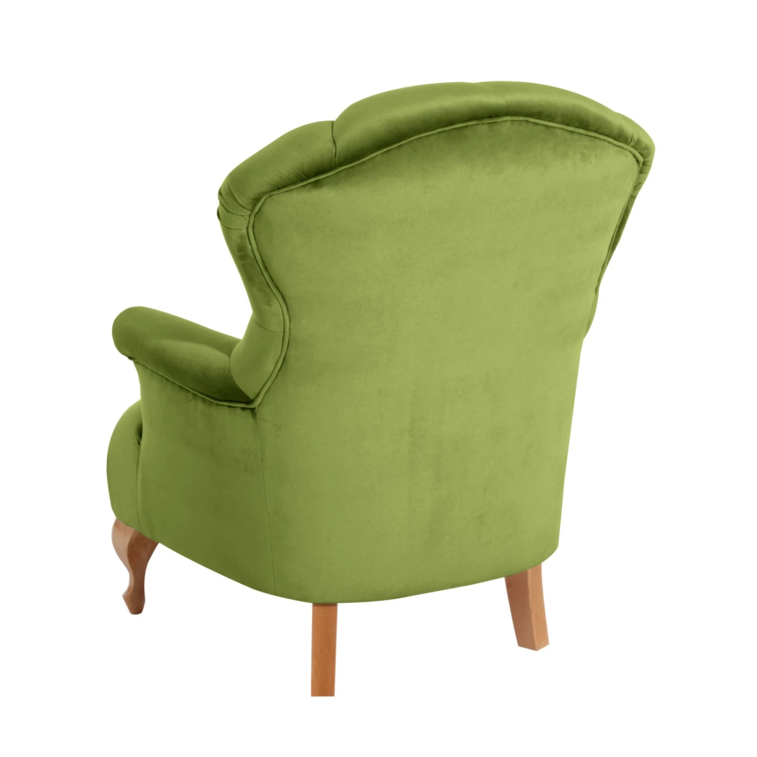 Max Winzer Sessel - oliv - Samtvelours - Buche massiv 2 Max Winzer Sessel - oliv - Samtvelours - Buche massiv – Bild 2