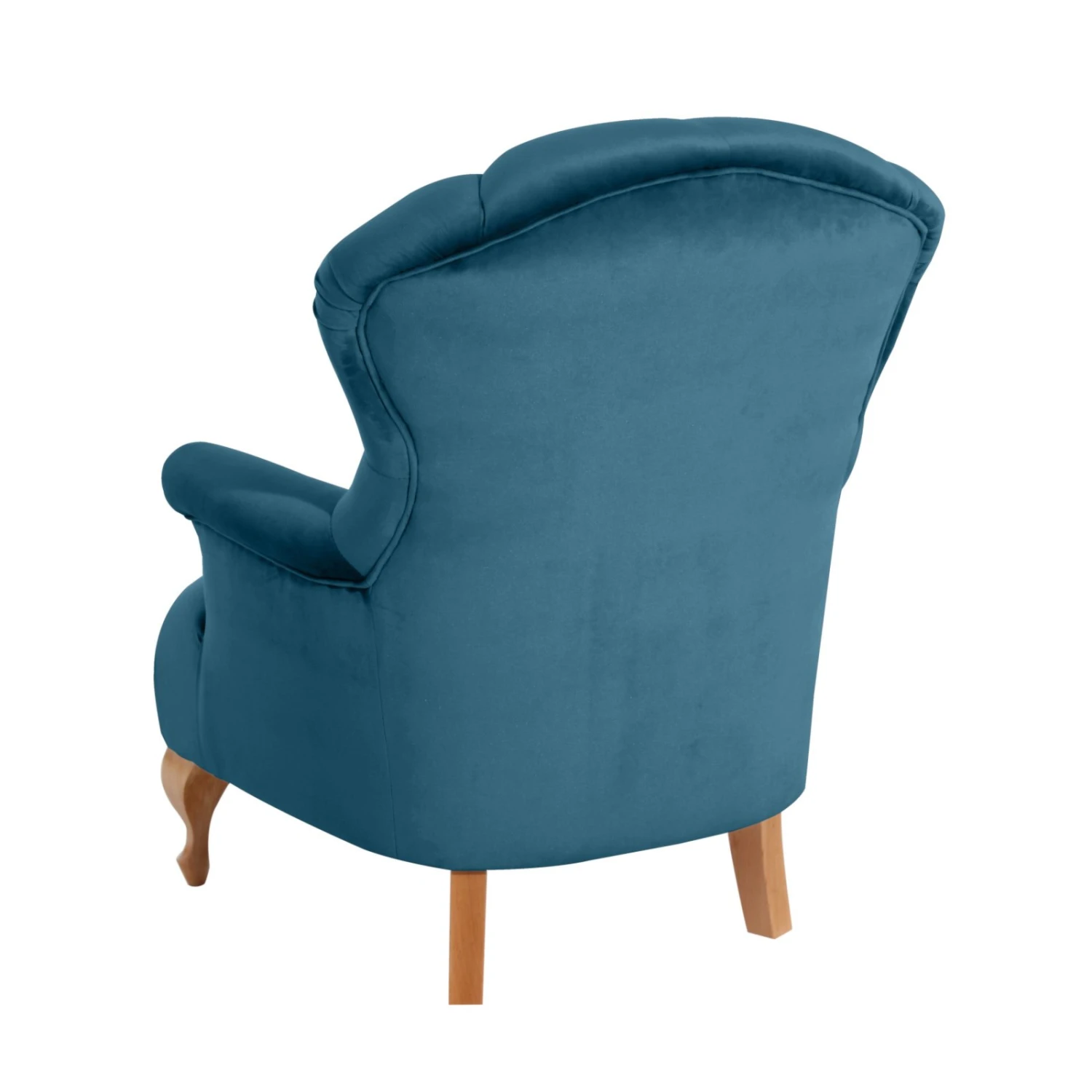 Max Winzer Sessel - petrol - Samtvelours - Buche massiv 2 Max Winzer Sessel - petrol - Samtvelours - Buche massiv – Bild 2