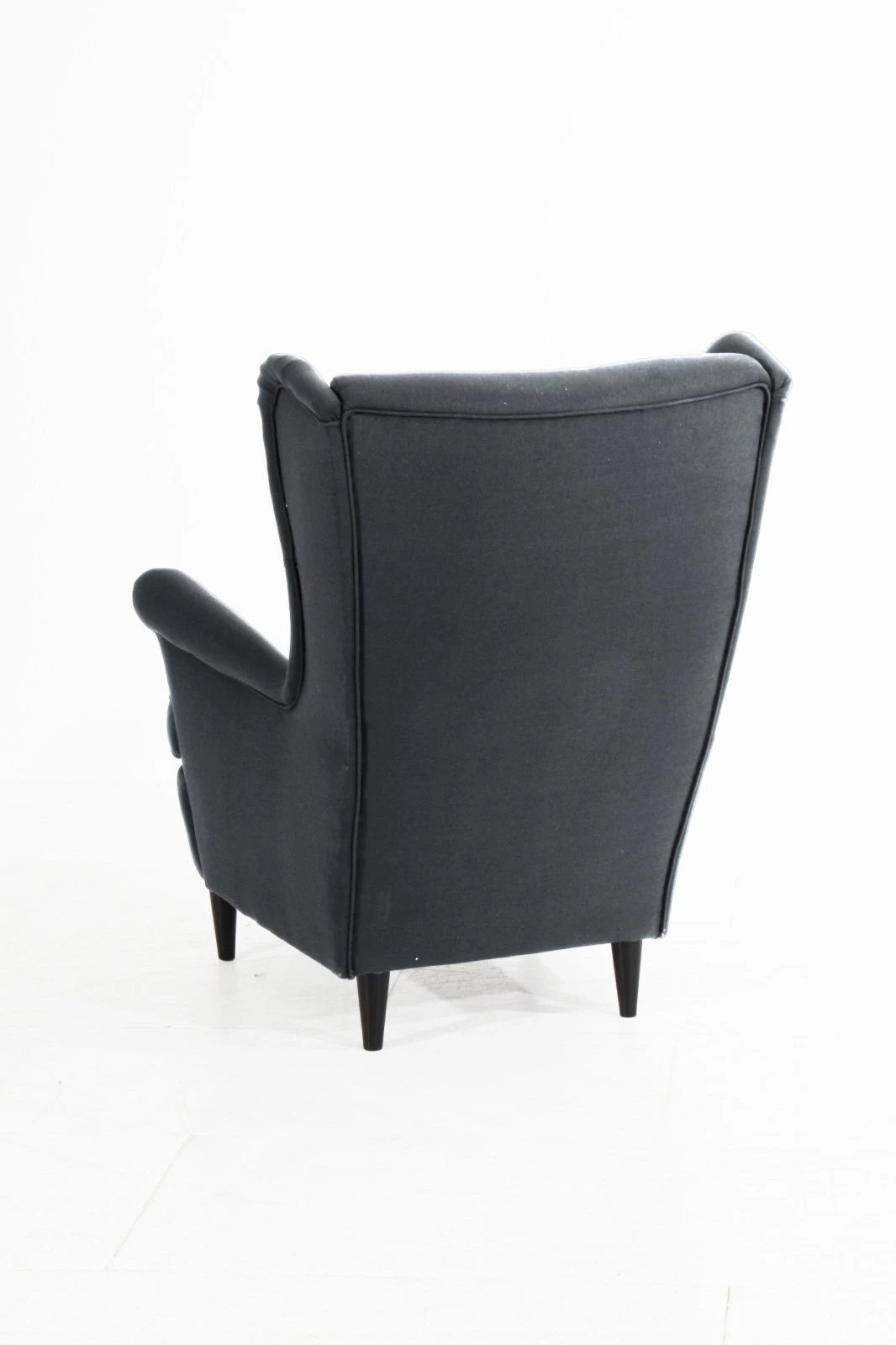Max Winzer Ohrensessel - anthrazit - Flachgewebe - Massivholz 4 Max Winzer Ohrensessel - anthrazit - Flachgewebe - Massivholz – Bild 4