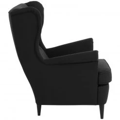 Max Winzer Ohrensessel - schwarz - Flachgewebe - Massivholz 7 Max Winzer Ohrensessel - schwarz - Flachgewebe - Massivholz -Wohnzimmer Verkäufe 9002997100 03 1600Wx1600H