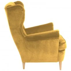 Max Winzer Ohrensessel - mais - Samtvelours - Massivholz 7 Max Winzer Ohrensessel - mais - Samtvelours - Massivholz -Wohnzimmer Verkäufe 9002998100 03 1600Wx1600H